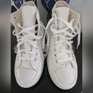 Converse White High-Top Sneakers
